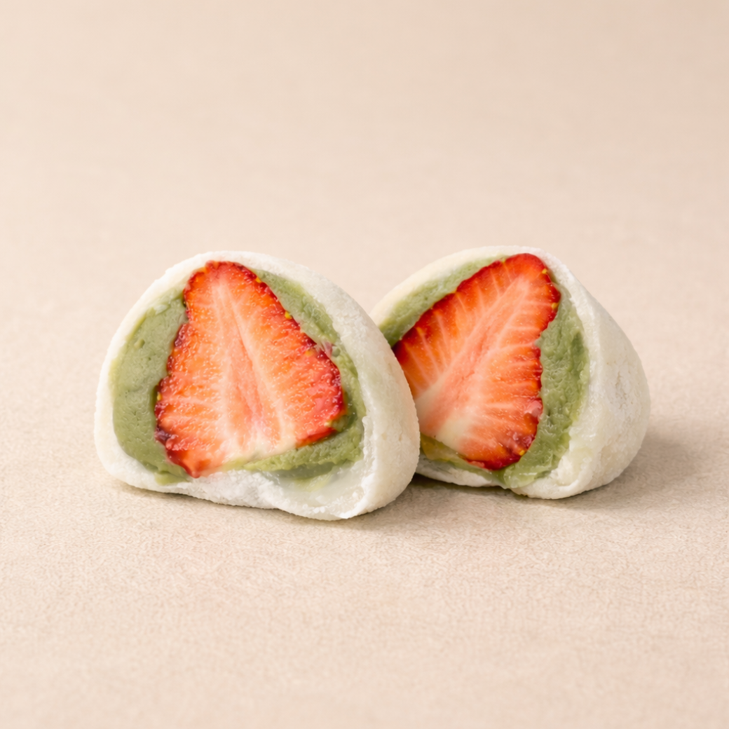 開心果草莓大福 三月限定 (自取專區)