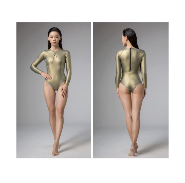 ▲預購 Bestdive 美杜莎系列 背後拉鏈炫彩高叉比基尼 2026