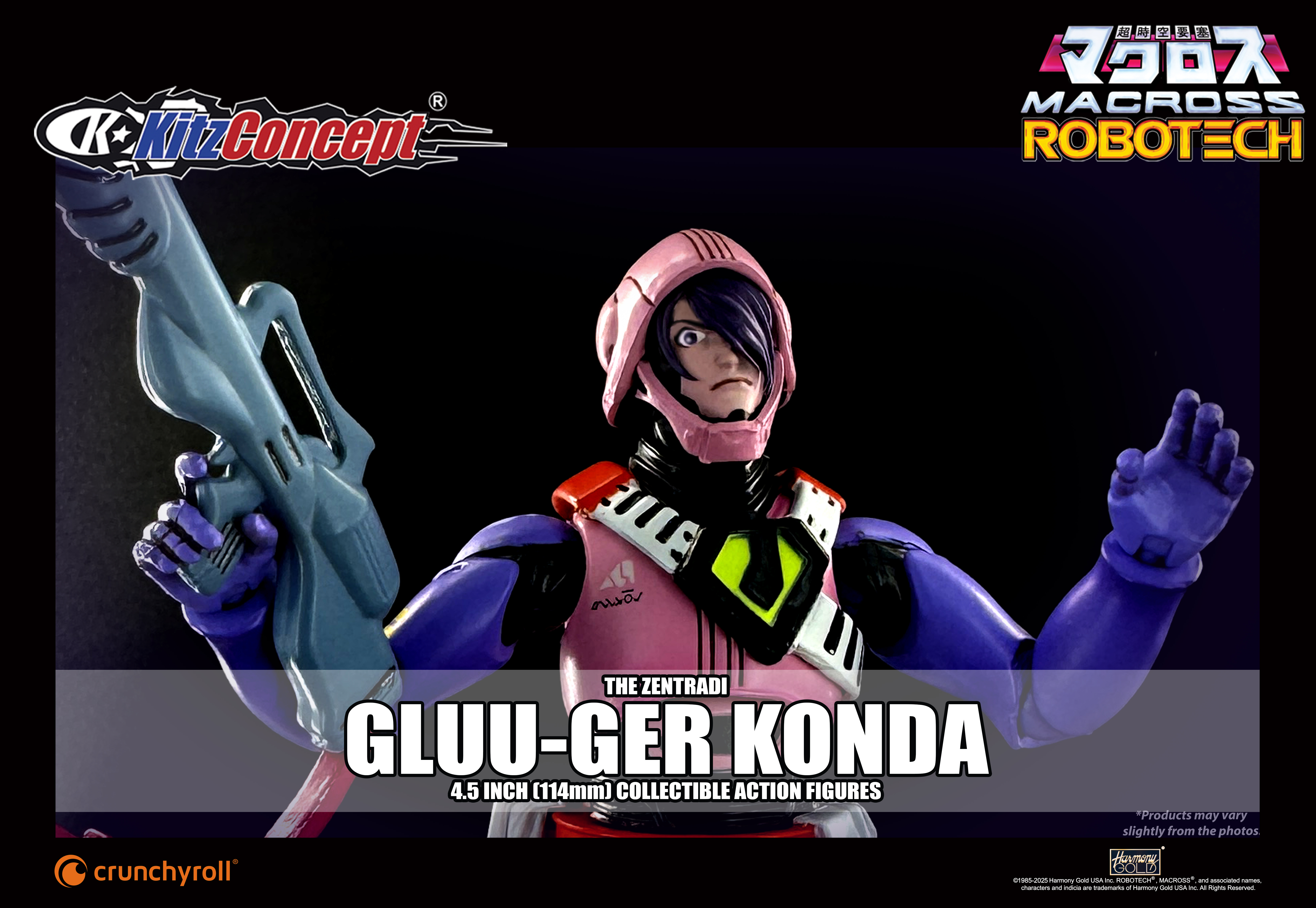 預訂現貨 KitzConcept : Macross 4.5 inch GLUU-GER ACTION FIGURES
