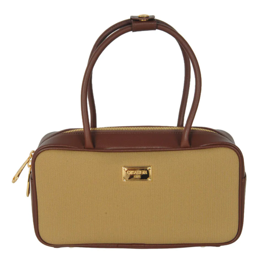 C22 Crisathena Bowling Bag - 駝色 CAMEL