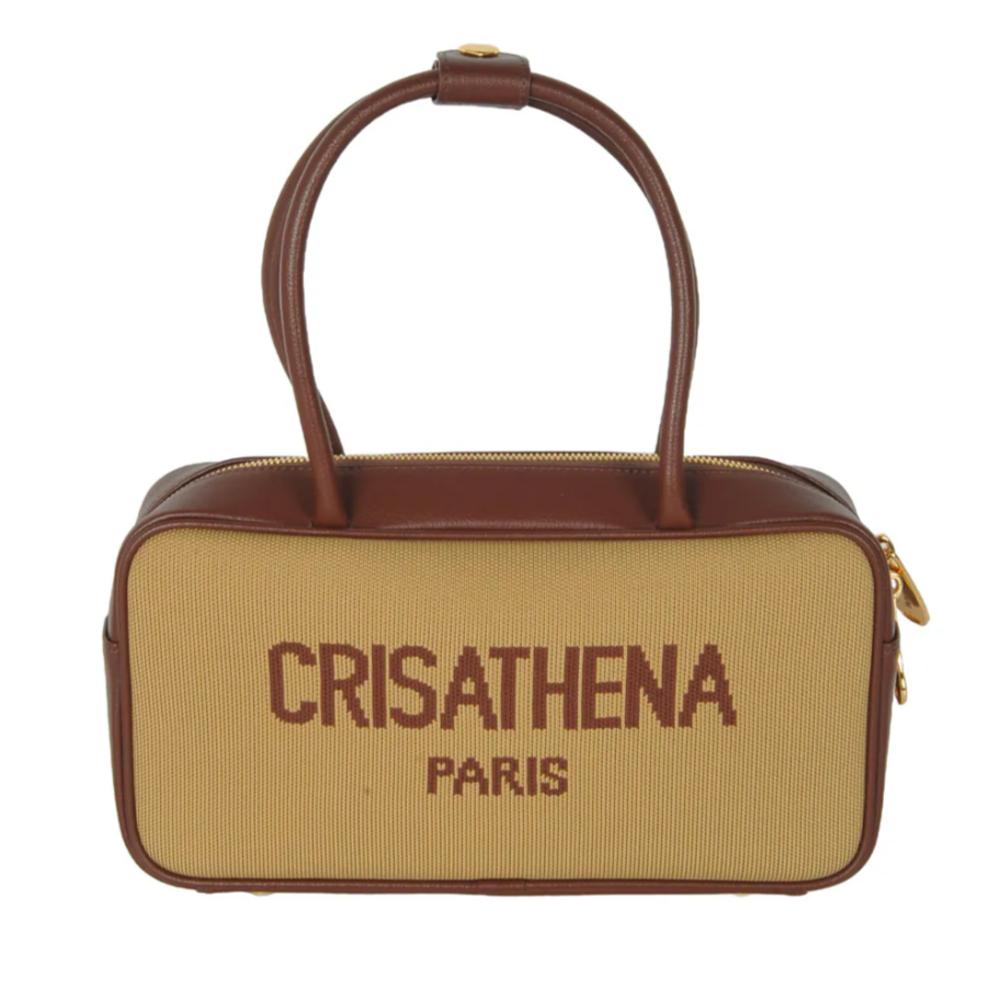 C22 Crisathena Bowling Bag - 駝色 CAMEL