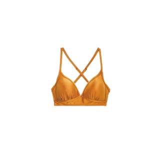 ▲Muiiswim  Ulva 馬甲美胸背勾上衣 絲光南瓜藤黃