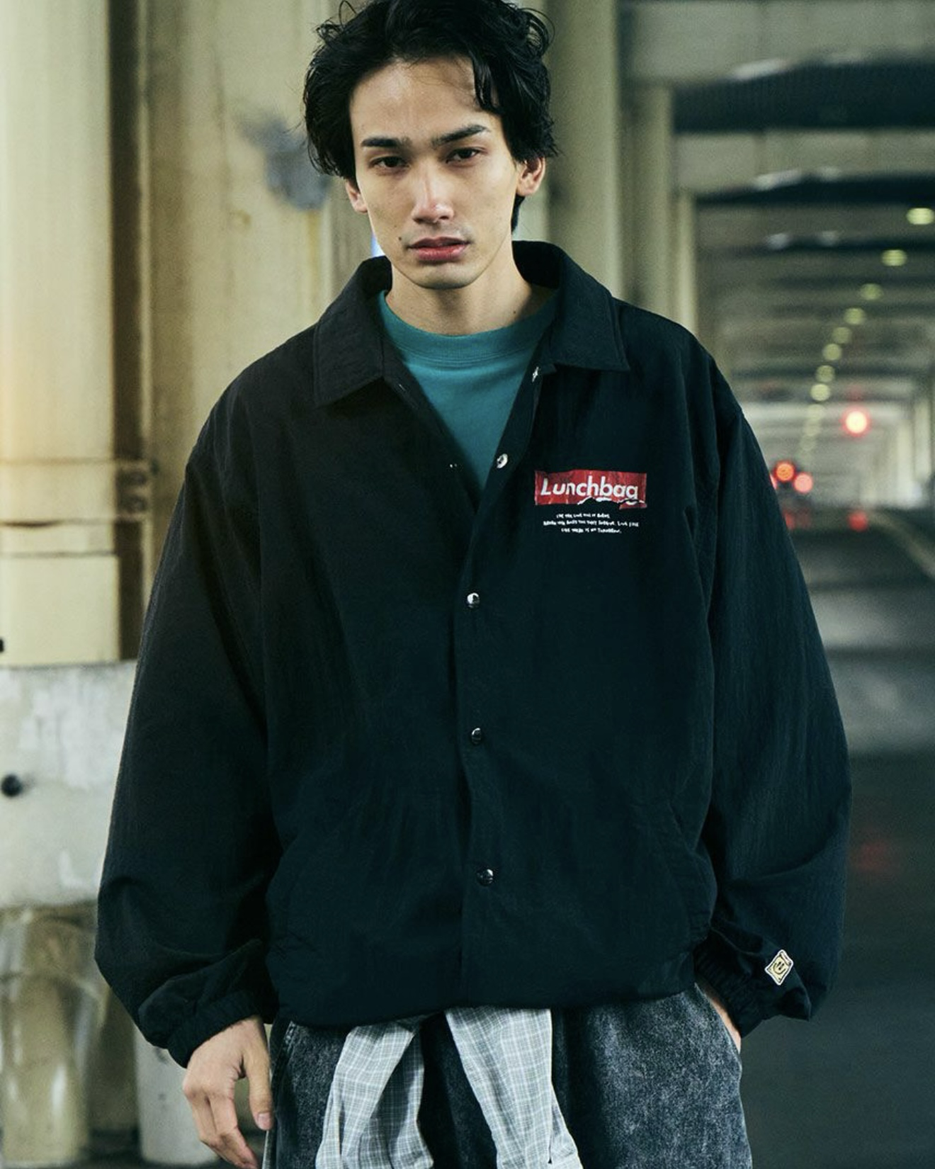 Philip Lumbang JP Cracked Artwork Nylon Jacket