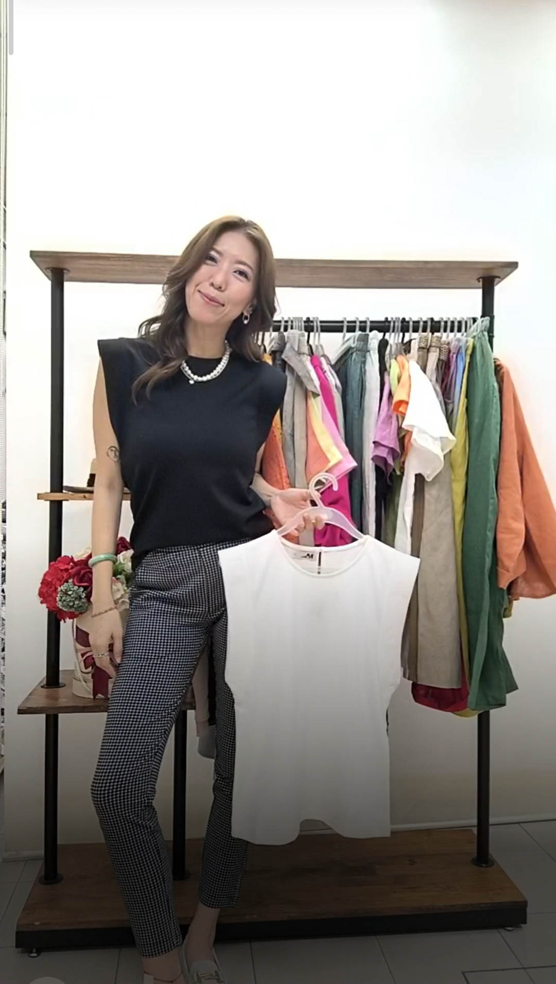 M006 RM99 ▶️無袖上衣(MM穿XS) 👉XS(B:82cm =33" L:60cm) S(B:89cm =36" L:60cm)
