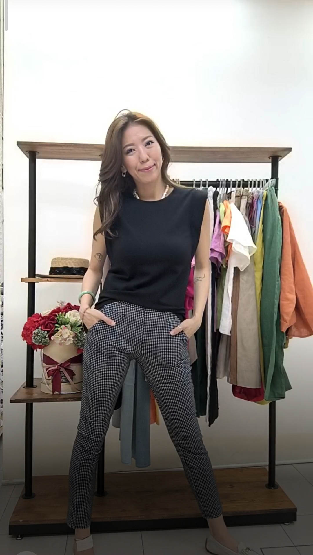 M006 RM99 ▶️無袖上衣(MM穿XS) 👉XS(B:82cm =33" L:60cm) S(B:89cm =36" L:60cm)