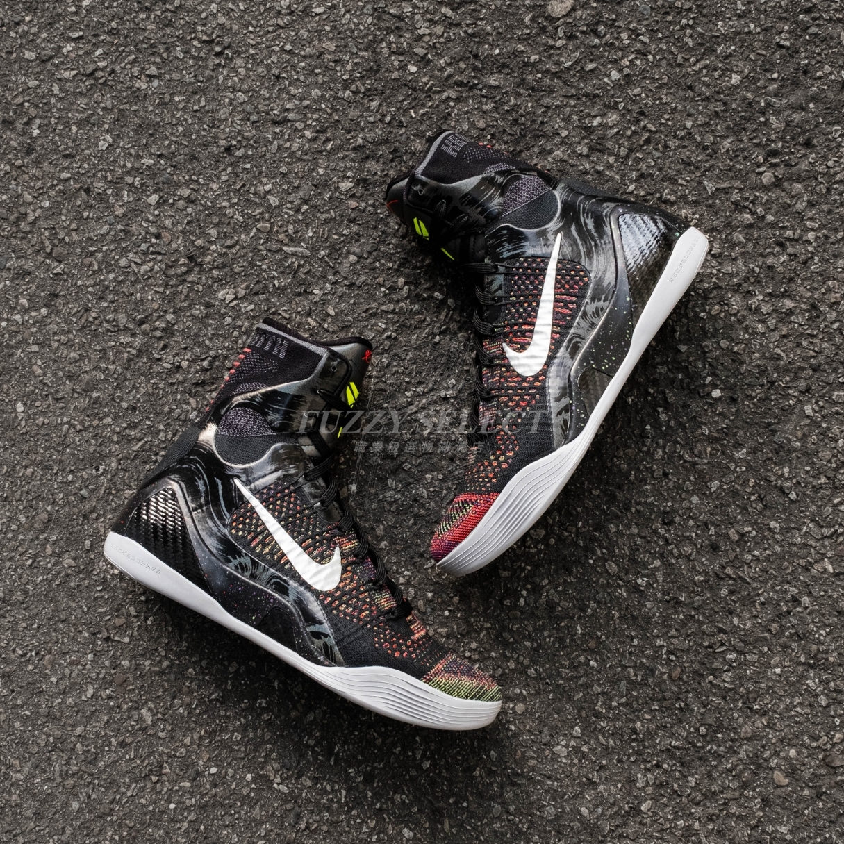 【逢甲 FUZZY】Nike Kobe 9 Elite Protro "Masterpiece" 彩虹 編織 FZ7335-001