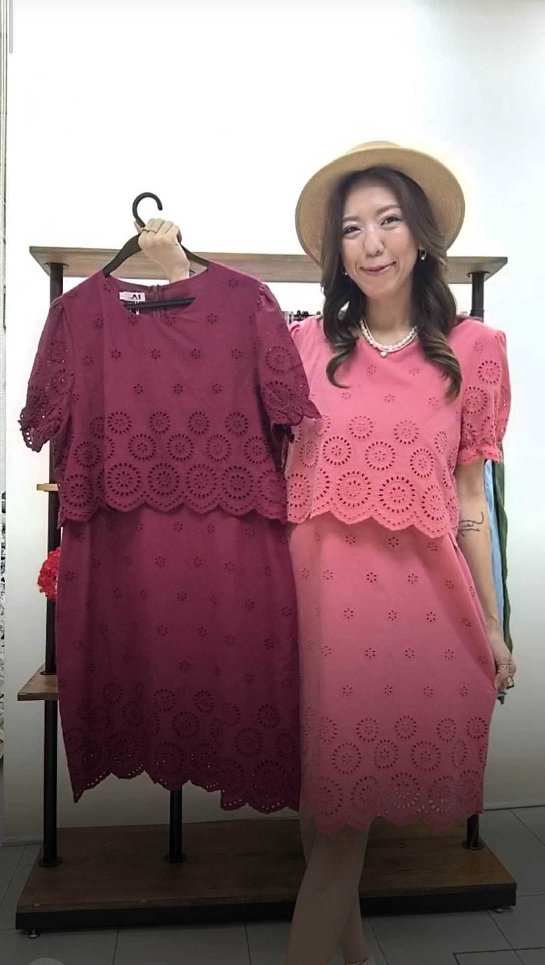 M011 RM169 ▶️兩節式洋裝 👉L(B:106cm W:96cm H:114cm L:98cm) XL(B:110cm W:100cm H:120cm  L:98cm) 2XL(B:114cm W:106cm H:120cm L:98cm) 3XL(B:116cm W:110cm H:126cm L:102cm)