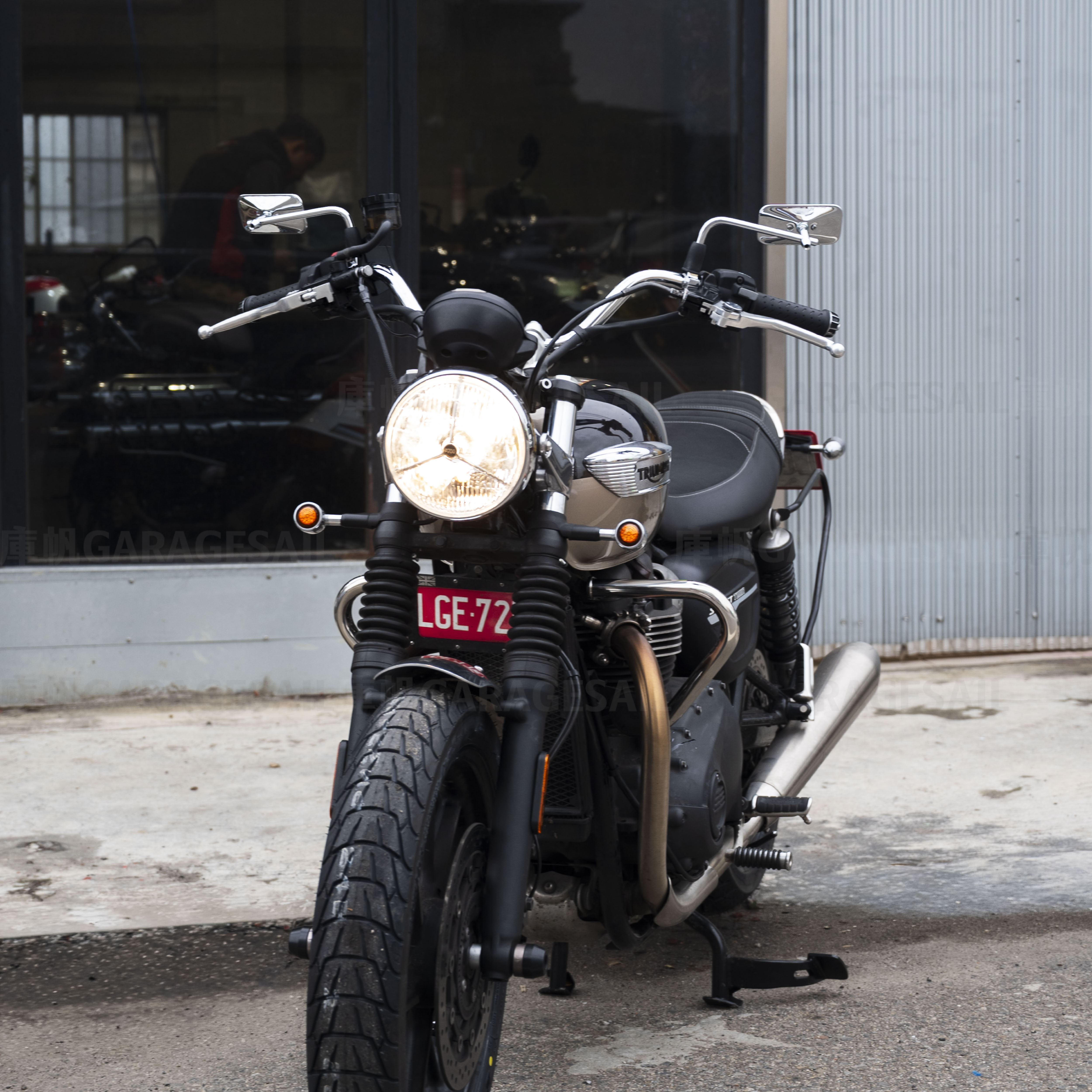 10mm正反牙 一般位置 後照鏡 小長方 - 銀