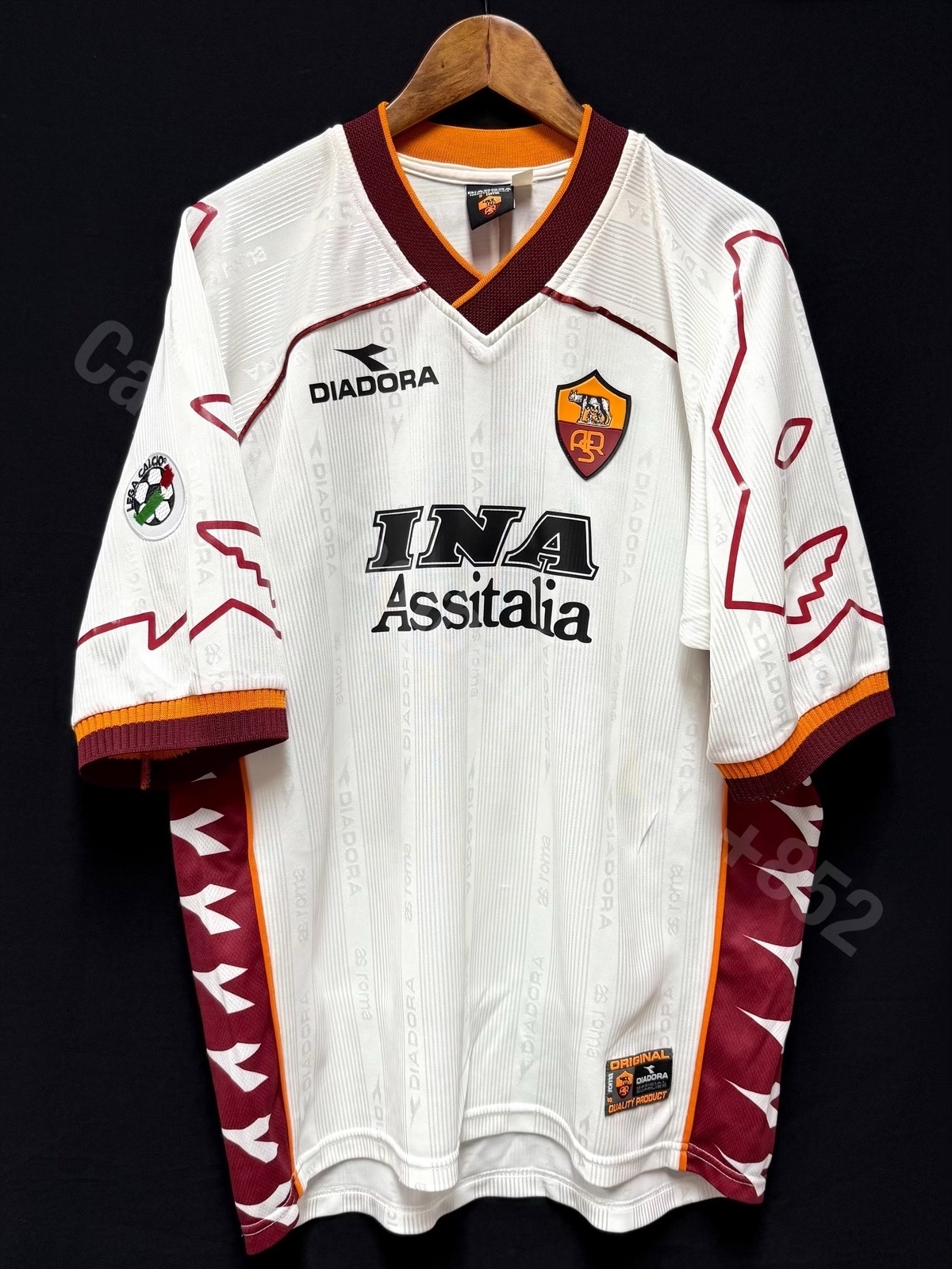 AS Roma 1999-2000 Diadora Away Shirt #10 TOTTI
