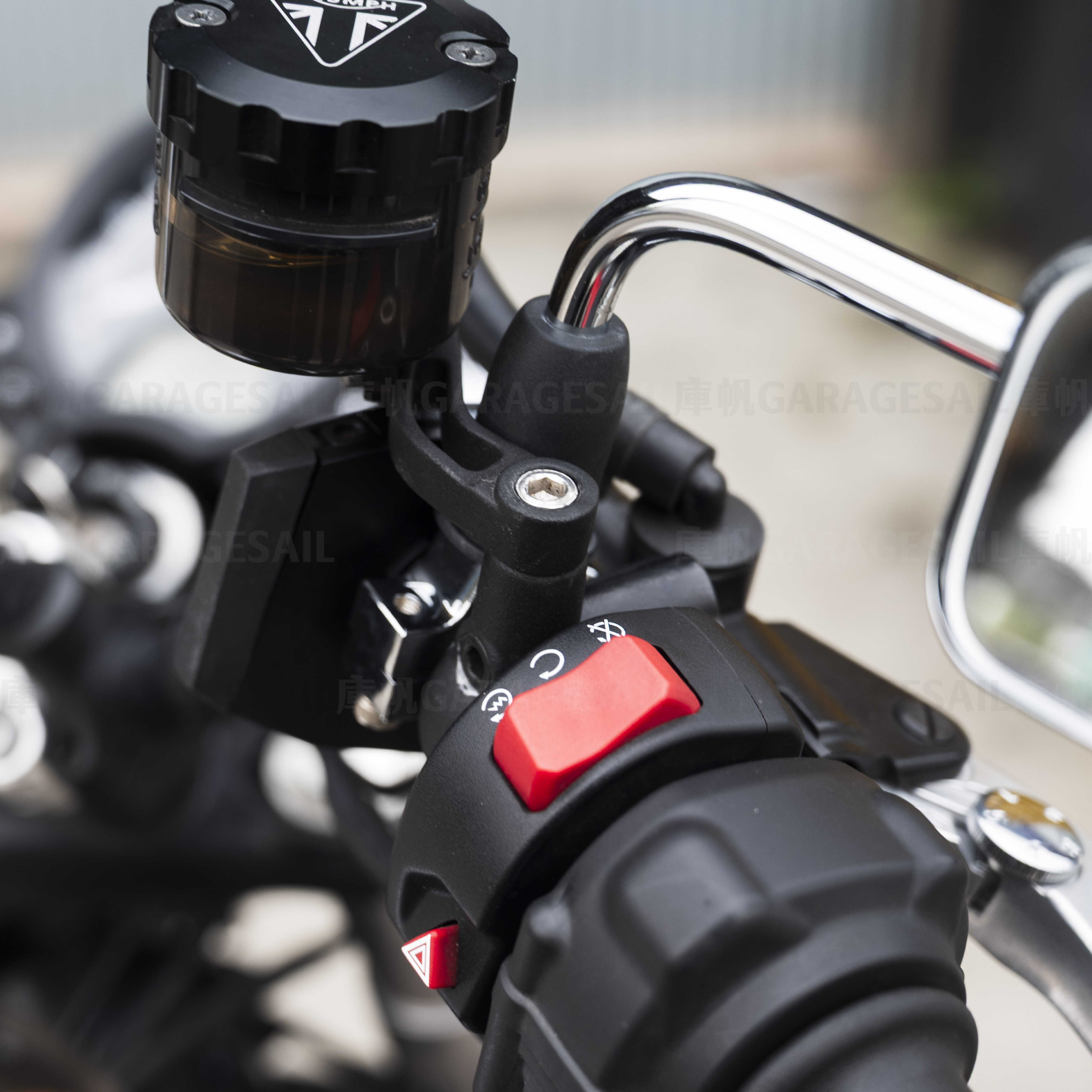 Motone 水冷凱旋專用 後照鏡孔 消除 簡化 套件