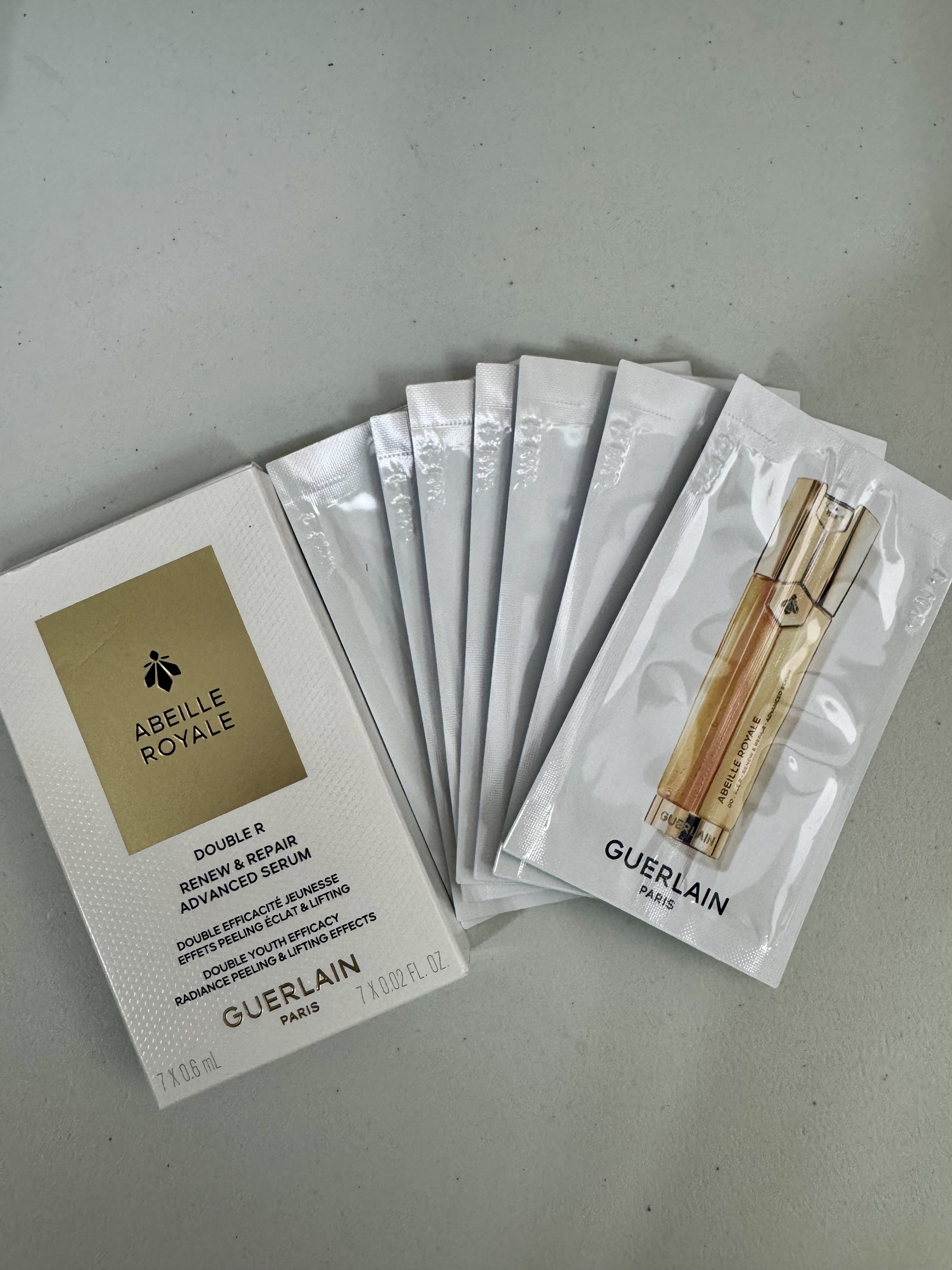 Guerlain 殿級蜂皇升級版再生修護雙效精華7x0.6ml