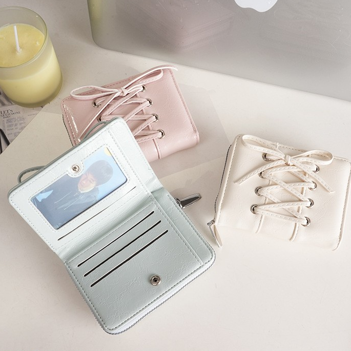 Marron Style Tie Bow Wallet