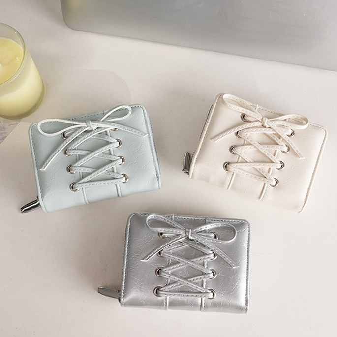 Marron Style Tie Bow Wallet