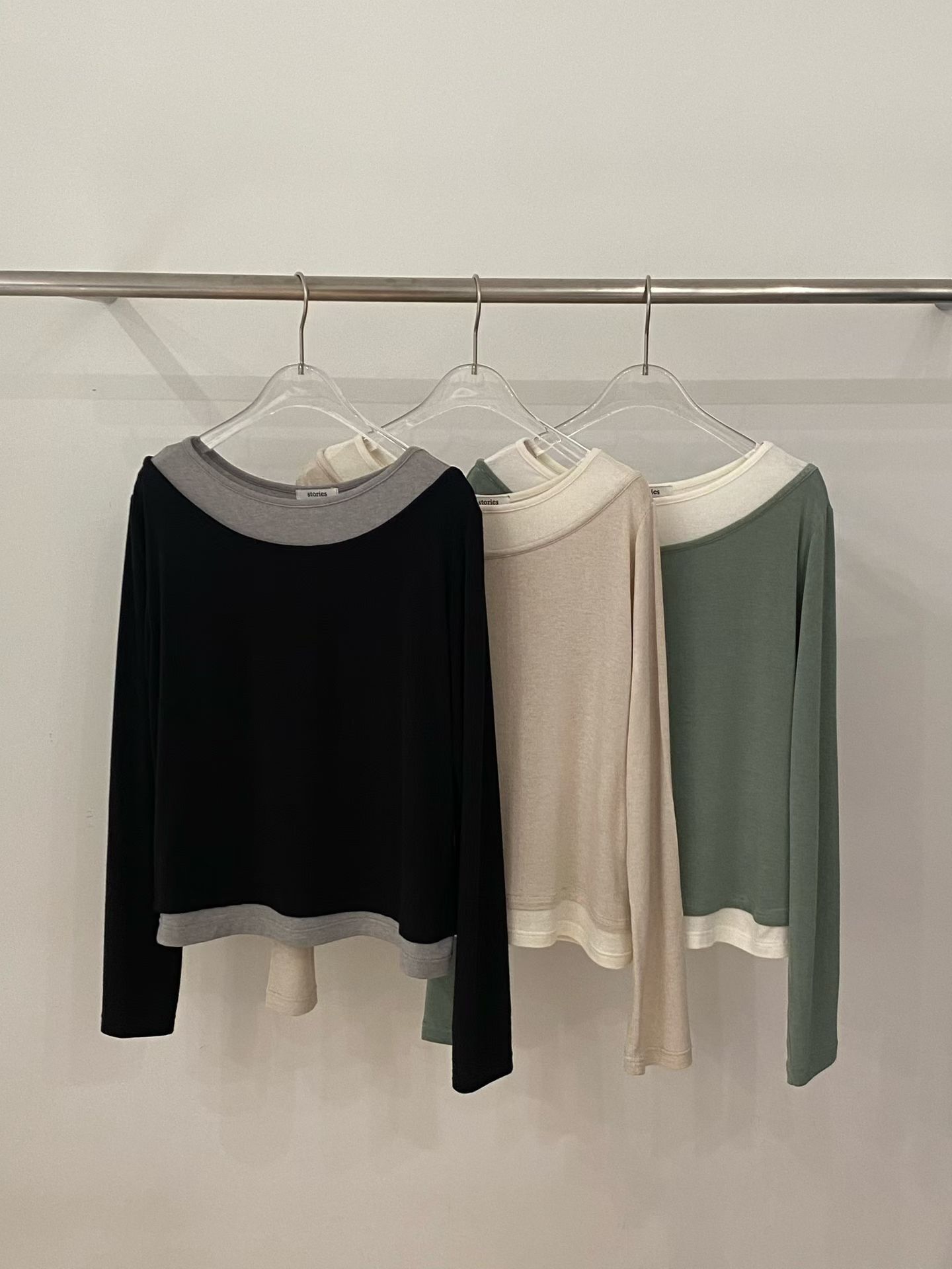 假兩件薄款上衣