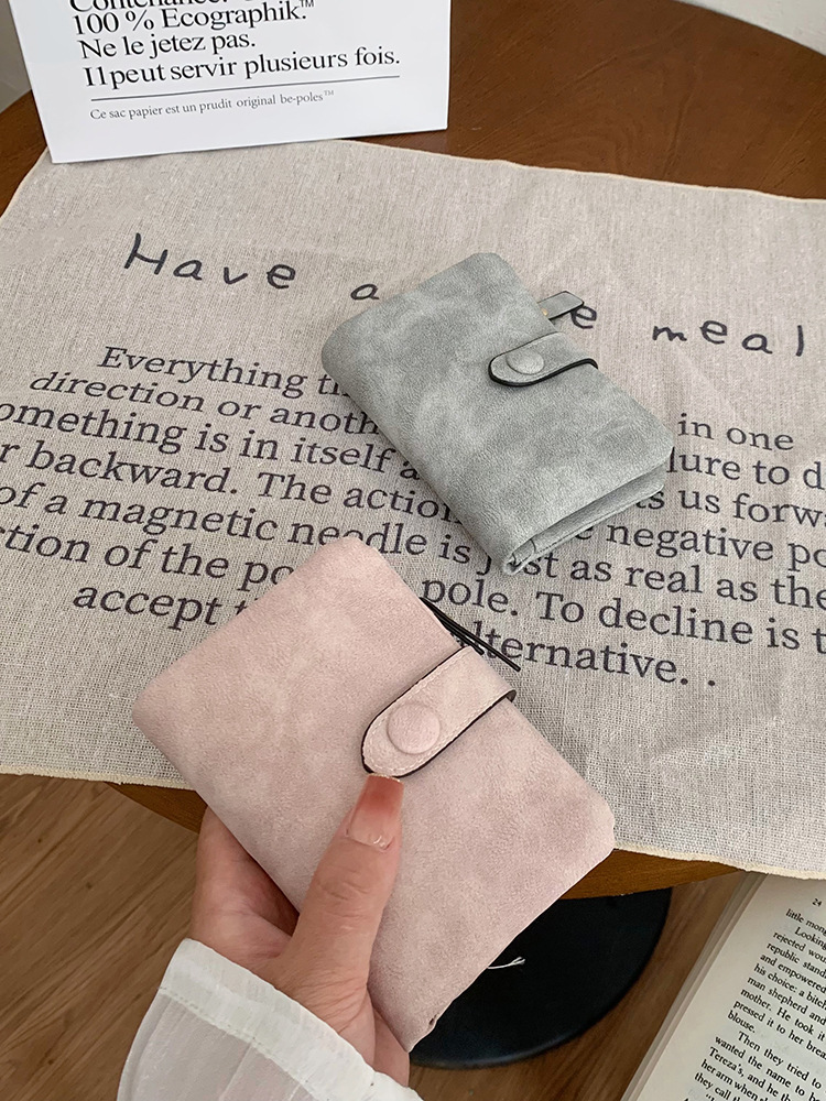 Vintage Matte Large Capacity Wallet