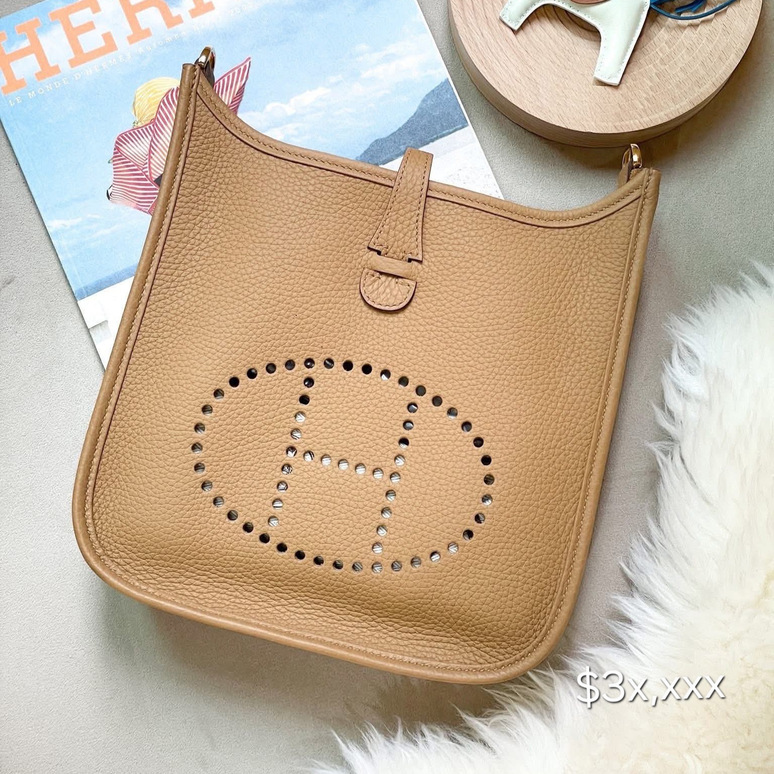 Hermes Evelyne 23 TC Leather Biscuit GHW  HK$3x,xxx 詳情請PM我哋 (HK$2,000 訂金)