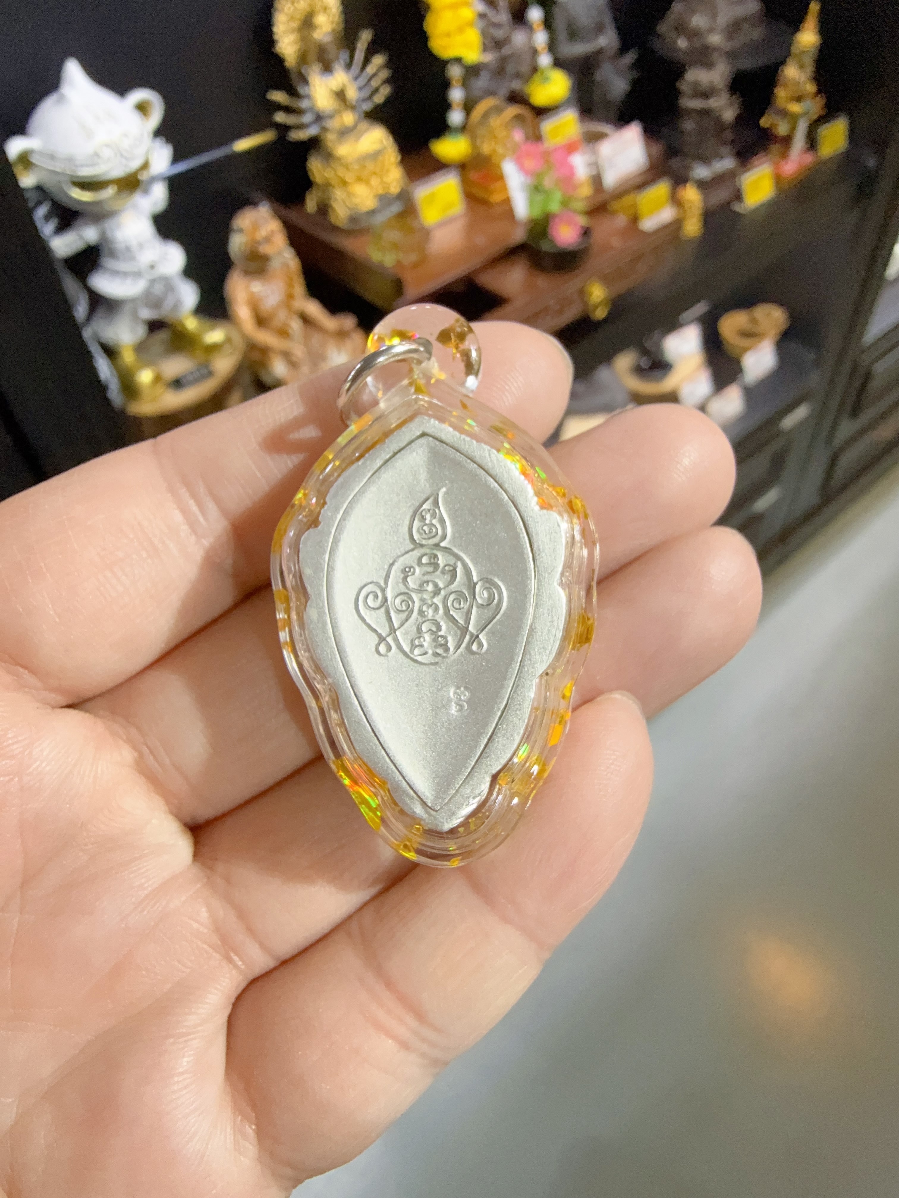 阿贊蘇賓師傅供請 銀面暴力招財五眼四耳天神佛牌