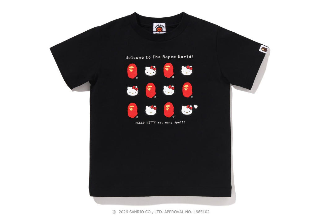 2026SS BAPE®︎ X HELLO KITTY KUROMI TEE KIDS 三麗鷗聯名小頭童