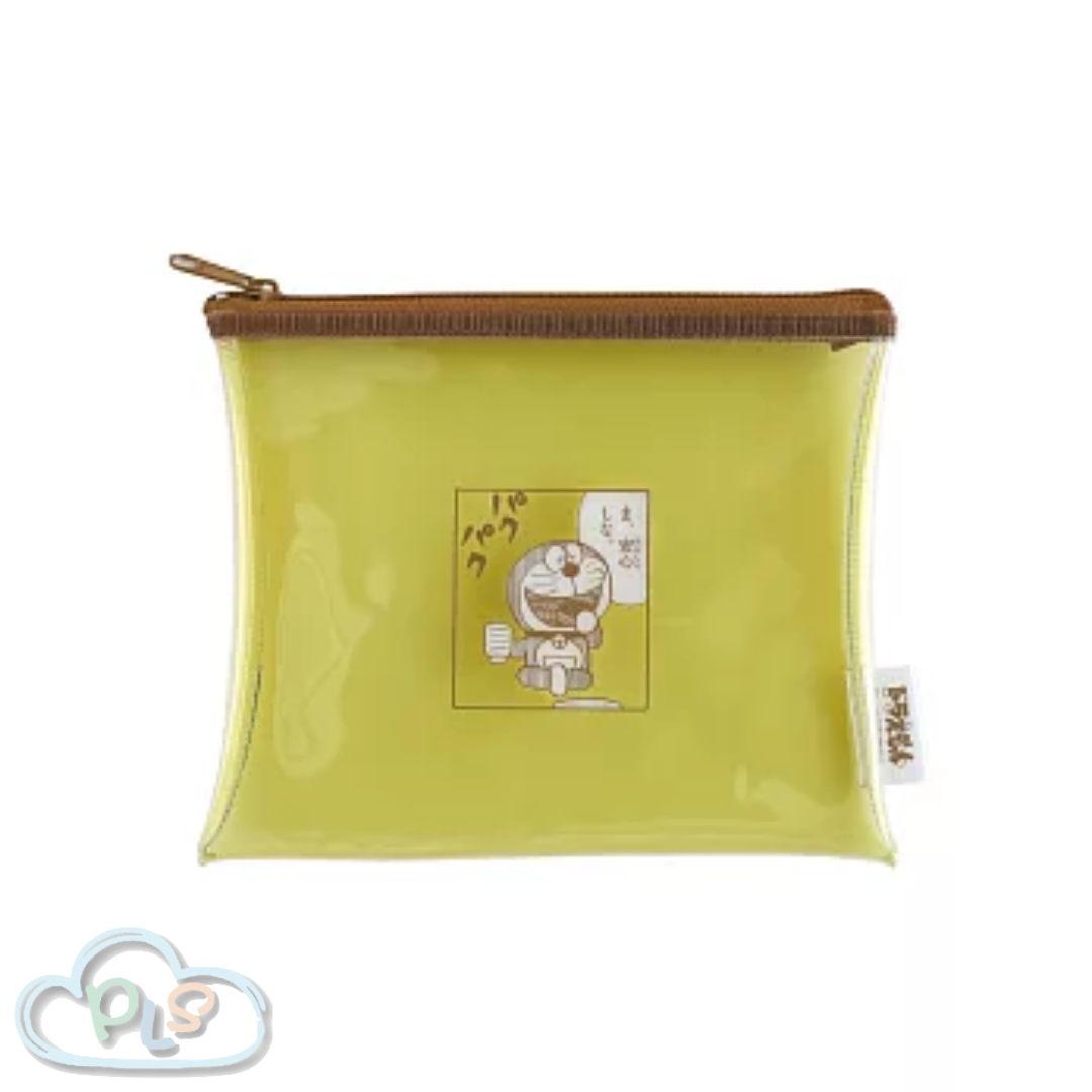 現貨 PVC文具收納袋 多啦A夢 Green Flash 黃色 #30140