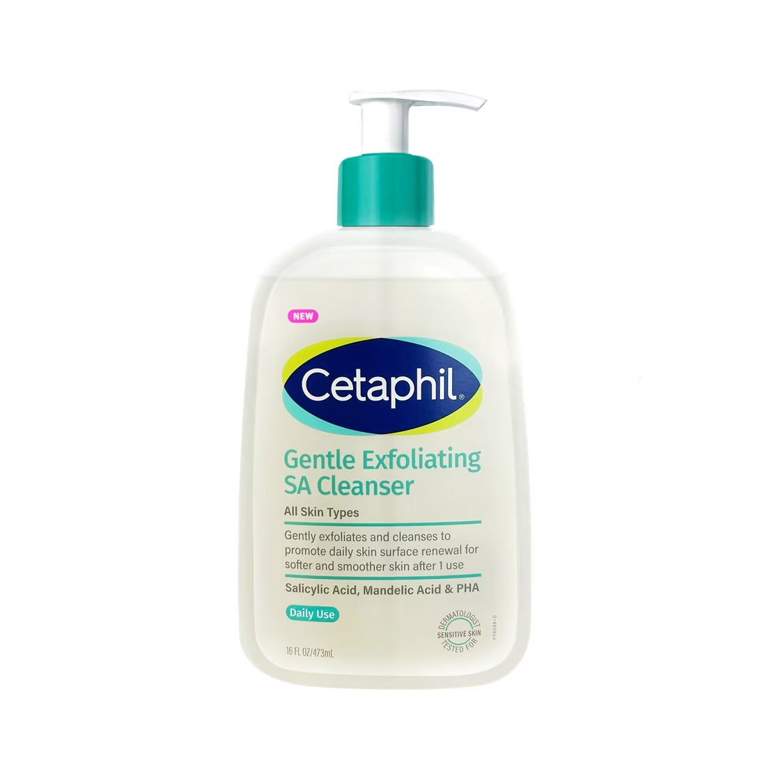 Cetaphil Gentle Exfoliating SA Cleanser (473ml/16FL OZ)(Parallel Imported)