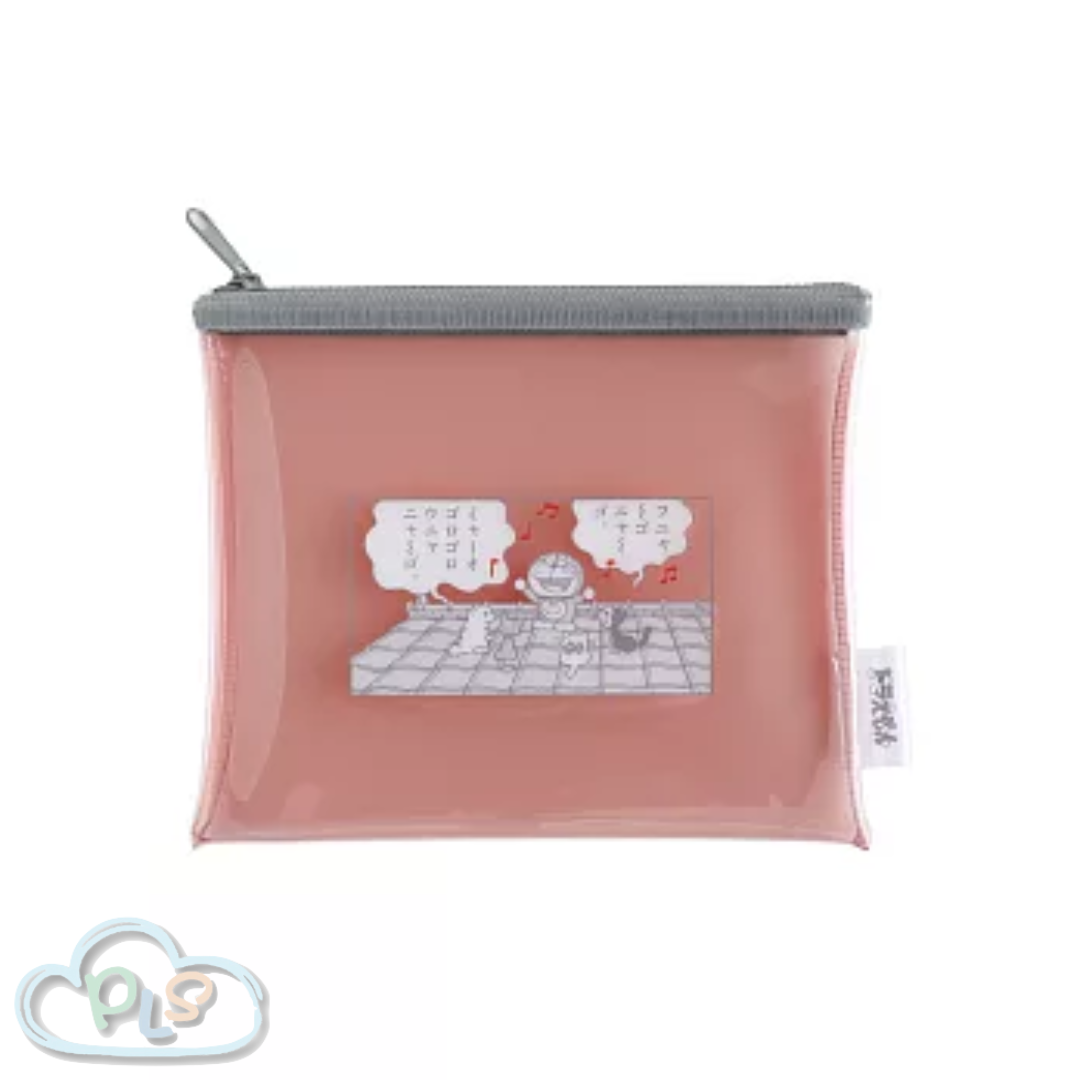 現貨 PVC文具收納袋 多啦A夢 Green Flash 珊瑚紅 #30138
