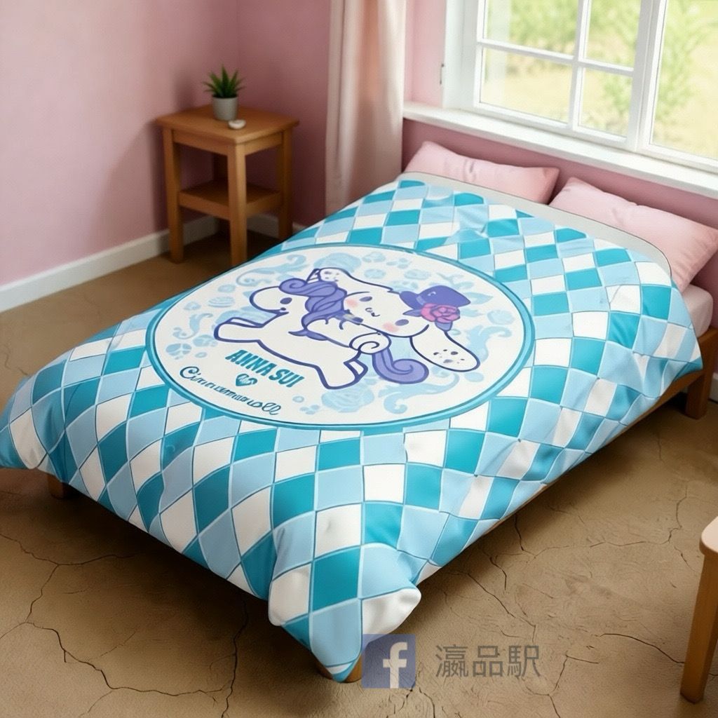 26066-CN Sanrio 玉桂狗 x Anna Sui 聯名針織四季被 #TW-AS26