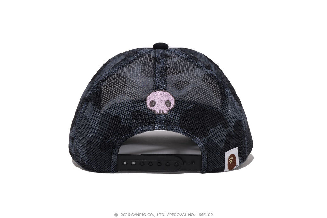 2026SS BAPE®︎ X HELLO KITTY KUROMI ABC CAMO MESH CAP 三麗