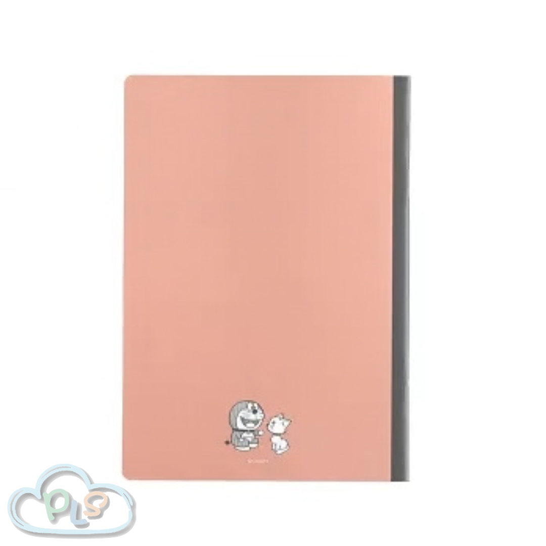 現貨 橫線筆記本A5 多啦A夢 Green Flash 珊瑚紅 #30128