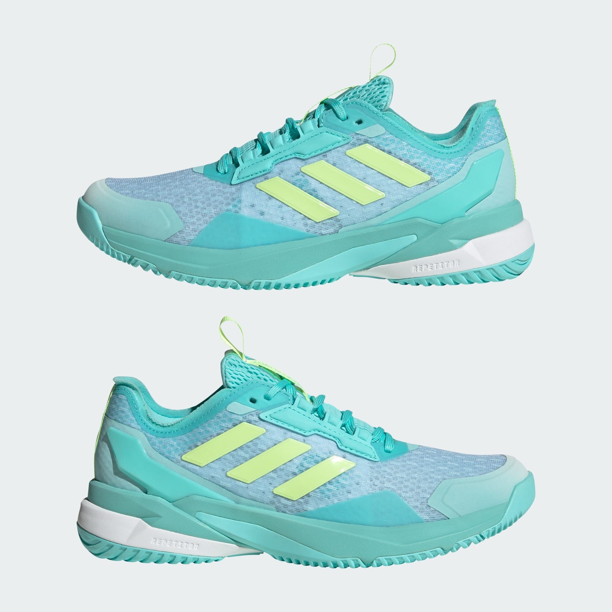 ADIDAS Crazyflight 6  排球/手球/壁球/羽毛球鞋 綠白色