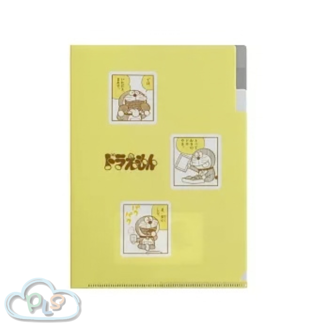 現貨 三層文件夾A5 多啦A夢 Green Flash 黃色 #30125