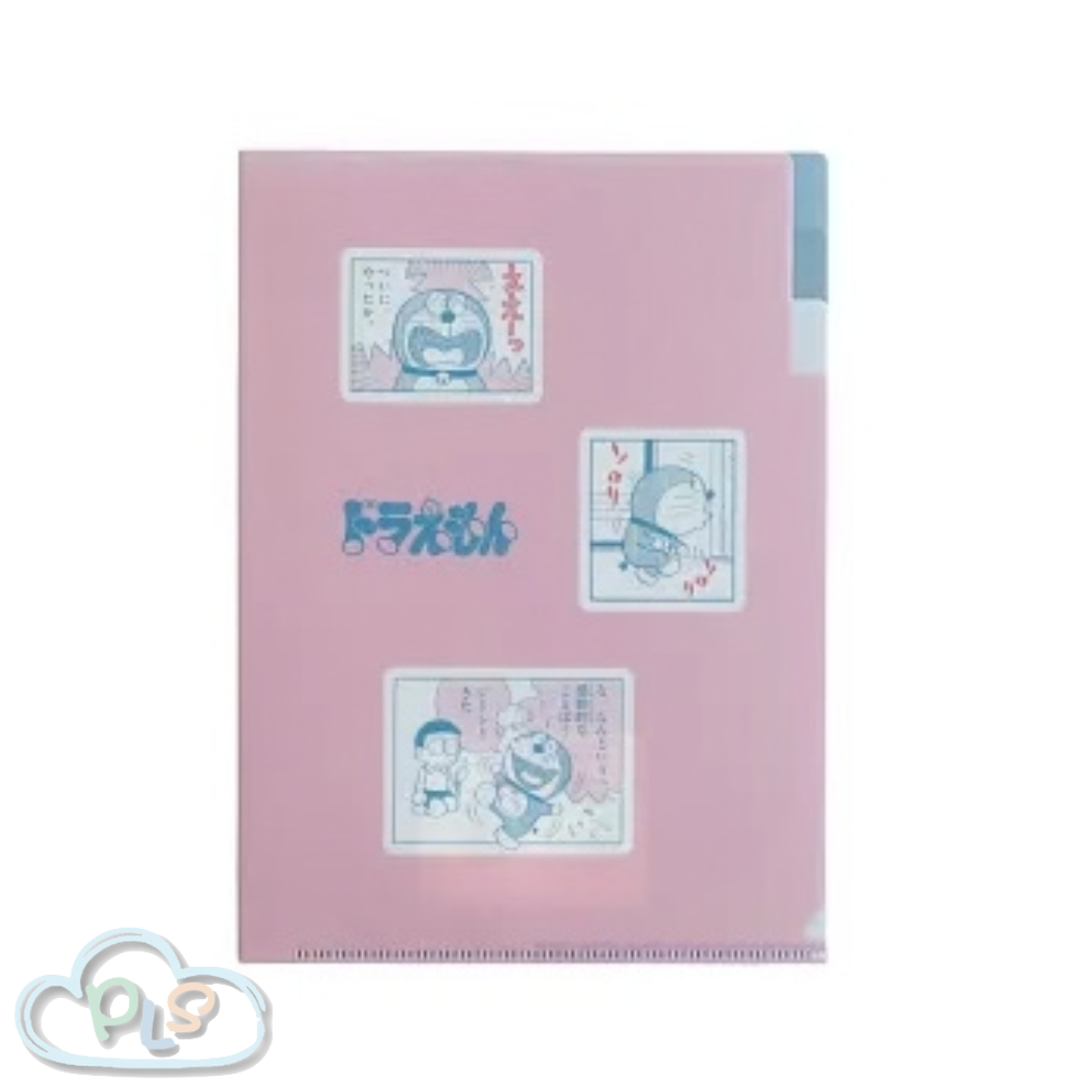 現貨 三層文件夾A5 多啦A夢 Green Flash 粉紅色 #30123