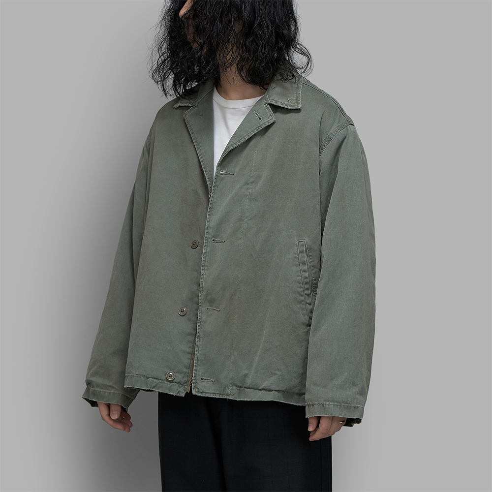 LAST PCS: A.PRESSE 2026 VINTAGE US NAVY N-4 DECK JACKET (26SAP-01-51) - SAGE PRE ORDER ITEM (預訂中)