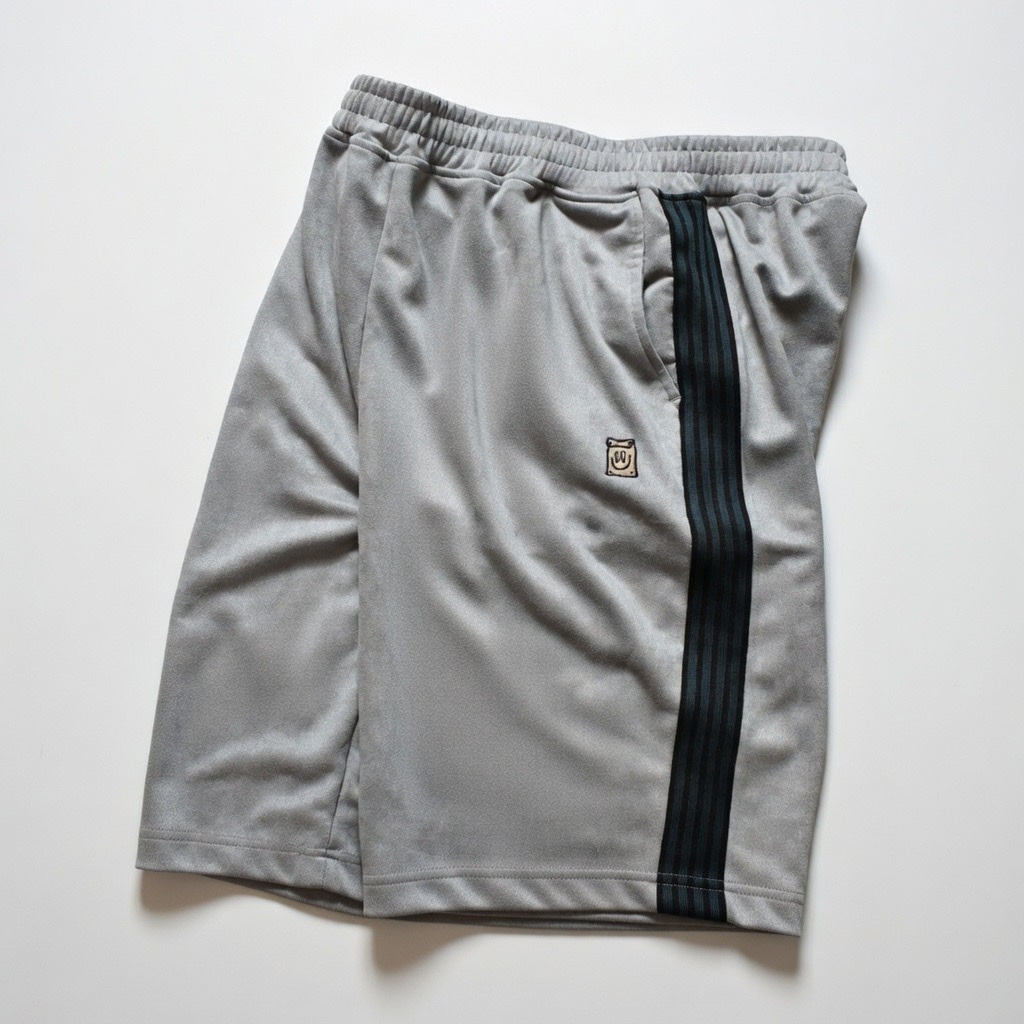 Philip Lumbang JP Suede Touch Track Shorts