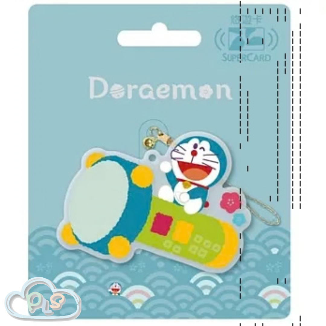 In Stock Taiwan Easycard Supercard Japanese Style MINI Flashlight (No Stored Value) Doraemon Blue #30111