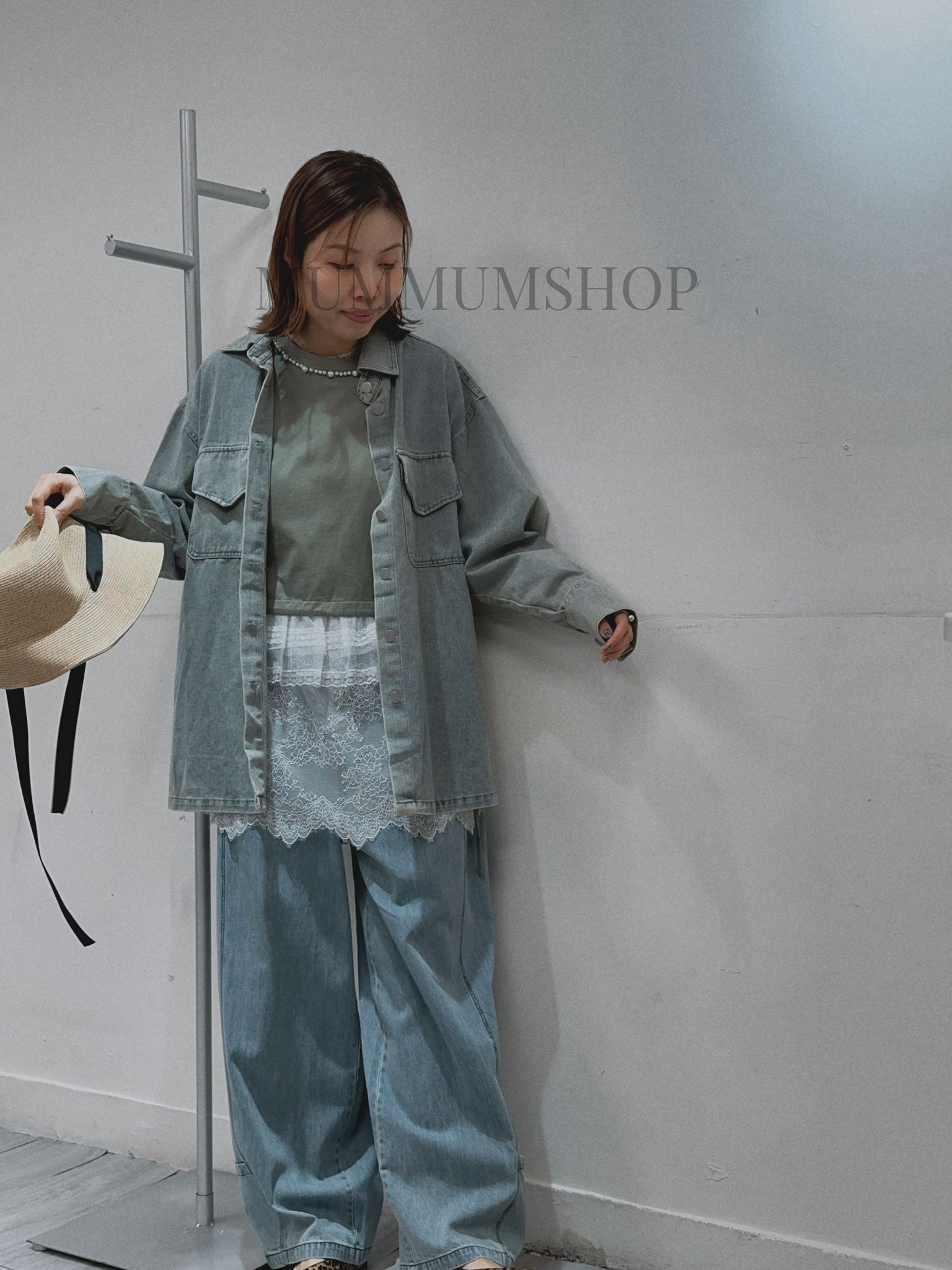 0213118/ 休閒風牛仔外套/48/52/28-31