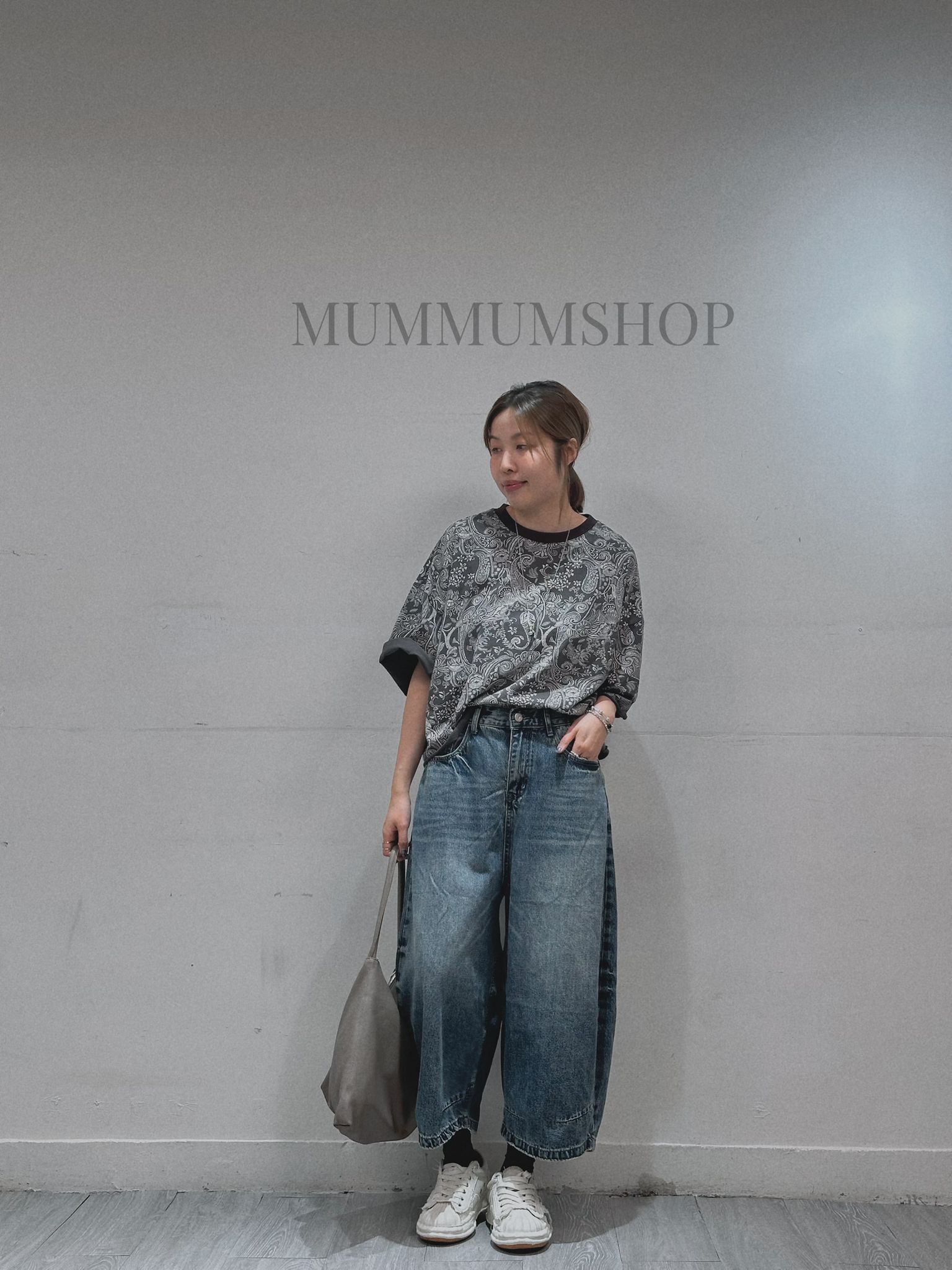 0213088a/民族風印花寬身版T恤  56/56/21