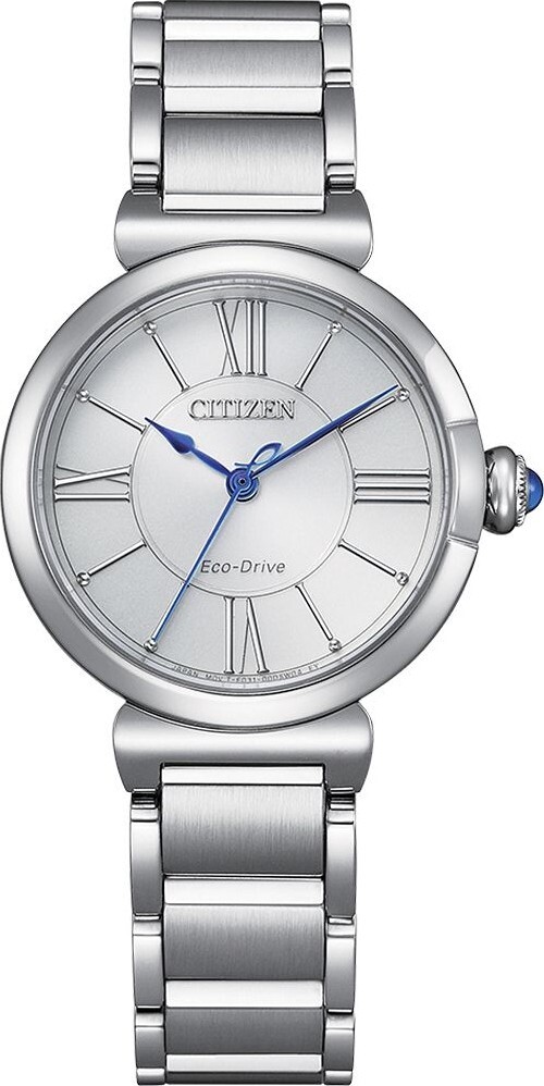 萬年鐘錶 - Citizen 星辰錶   L系列 限量象牙白光動能女錶 EM1070-83A 錶徑 29.5MM