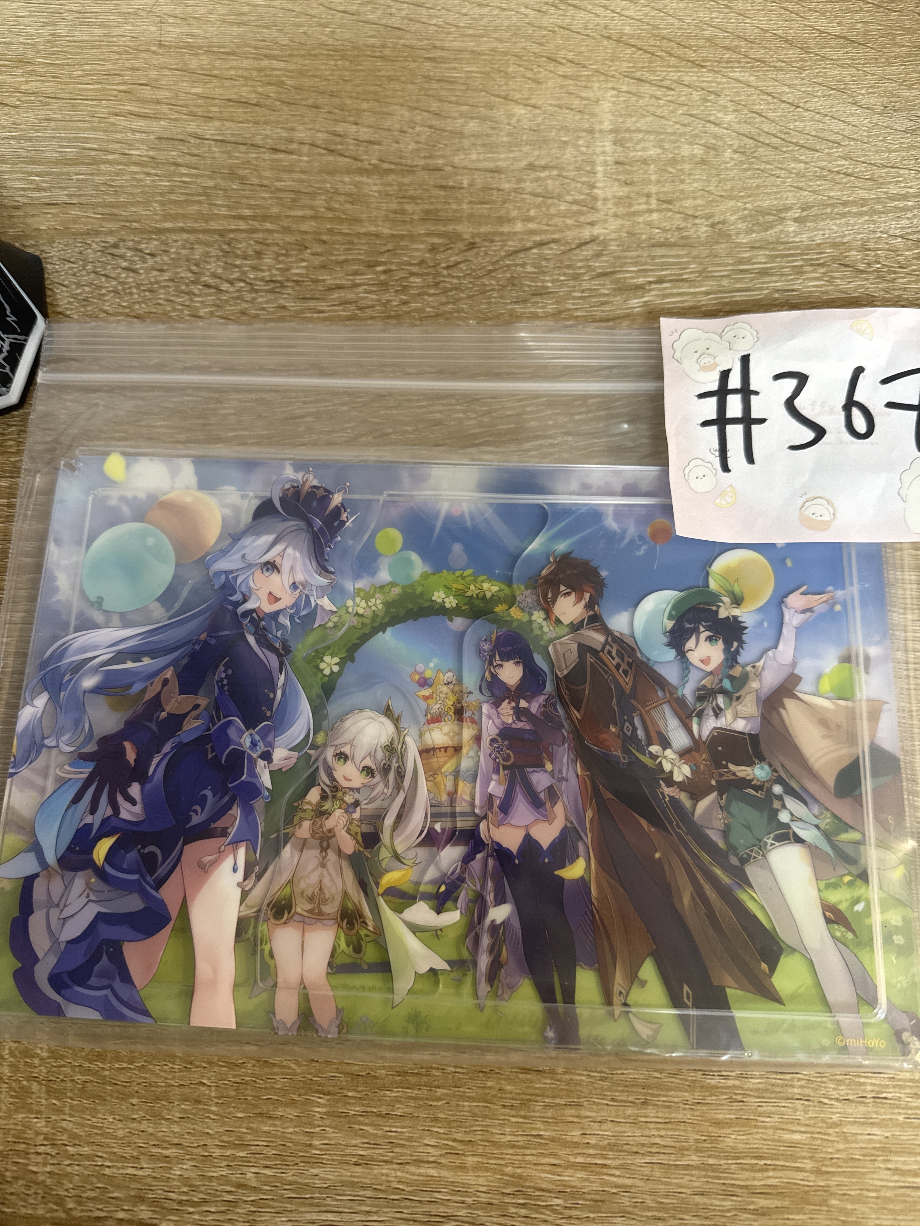 原神 5人  立牌 #367