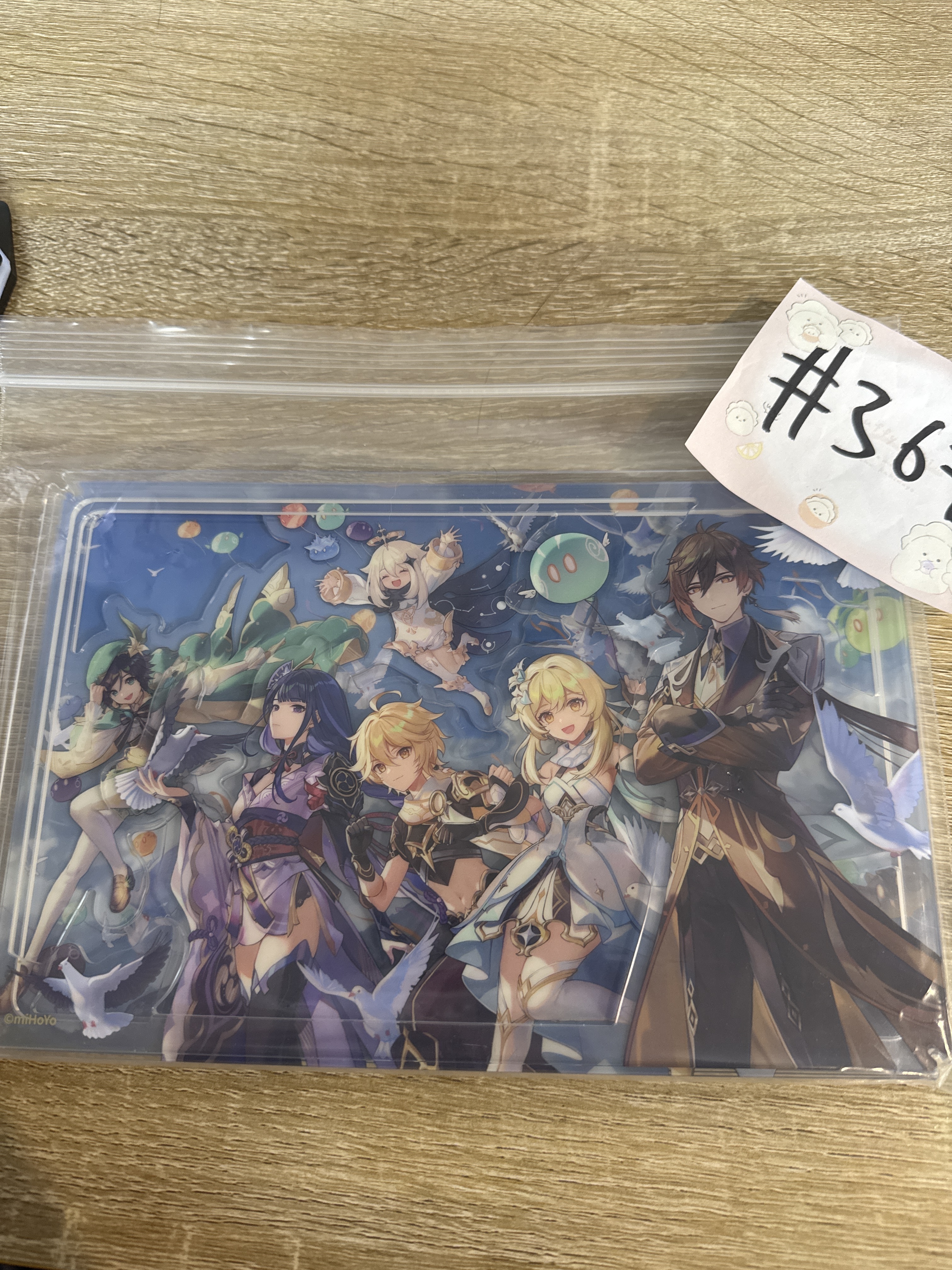 原神 6人  立牌 #367