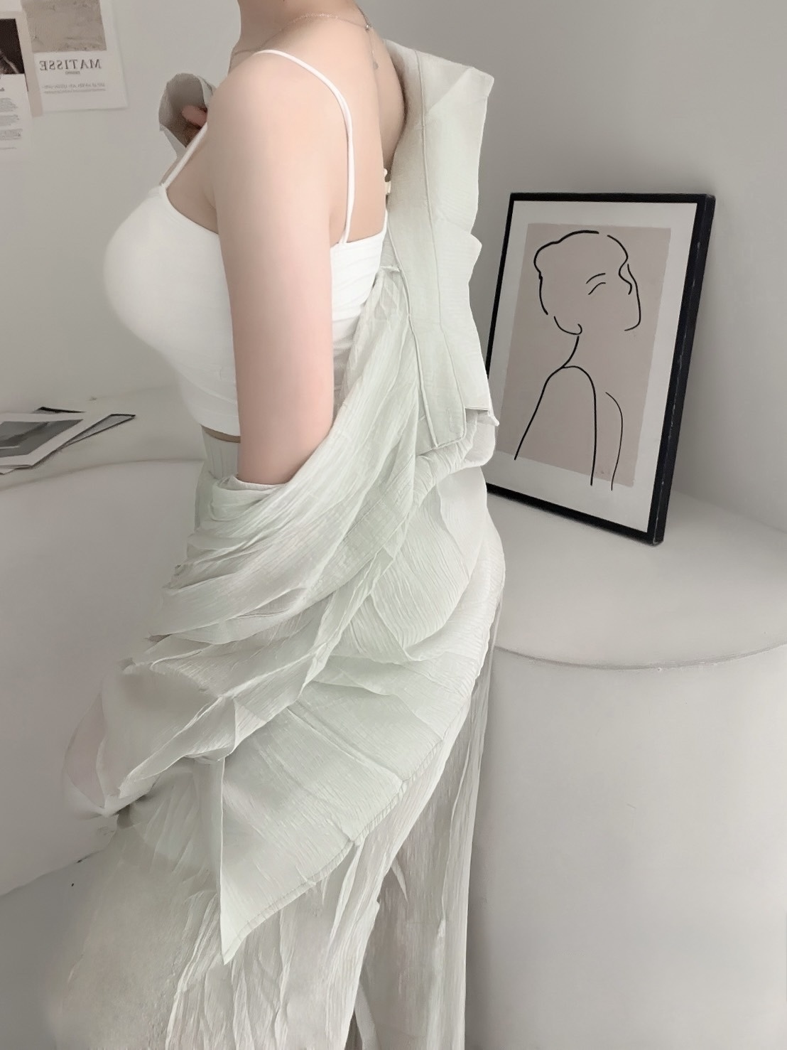 🇹🇼慵懶日光丨輕薄防曬襯衫外套＋彈性闊腿褲set