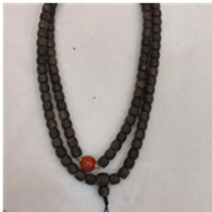 WB062 心若蓮華沉香 綠棋項鍊沉水鼓珠0.7+南紅1.1+南紅8*6+銀配飾 送勾絲1g (沉水)