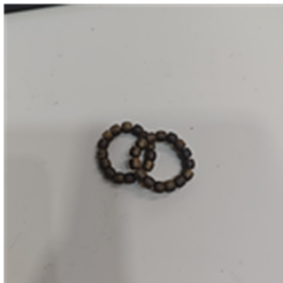 WB024 心若蓮華沉香 綠棋鼓珠戒指0.48+