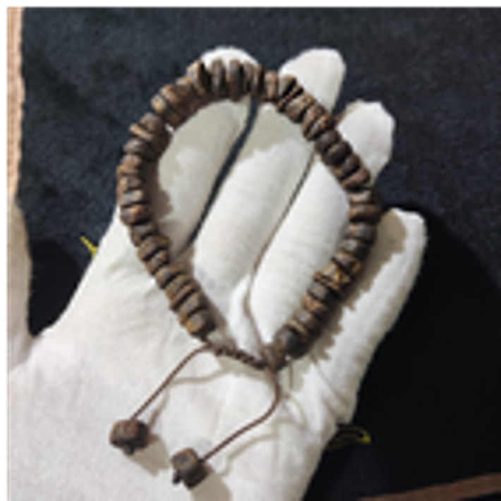 WB044 心若蓮華沉香 綠棋手鏈沉水隨形 8-10克 送勾絲1g (沉水)