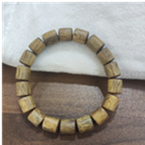 WB036 心若蓮華沉香 綠棋手鏈9*10桶珠單圈7克+