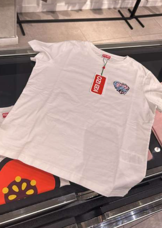 【直播】KENZO LX030687 短袖上衣 (白色)