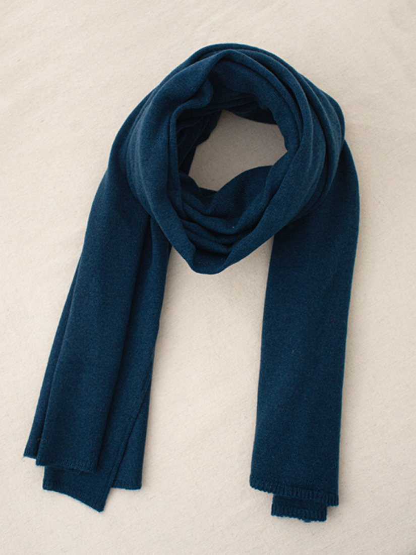 無地素色質感針織圍巾