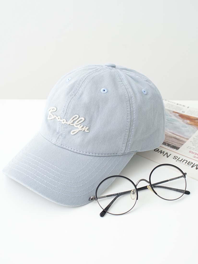 鹽甜女孩刺繡字母棒球帽