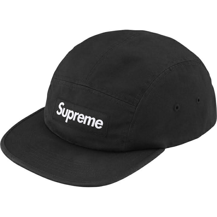 Supreme Washed Chino Twill Camp Cap (2Colors)