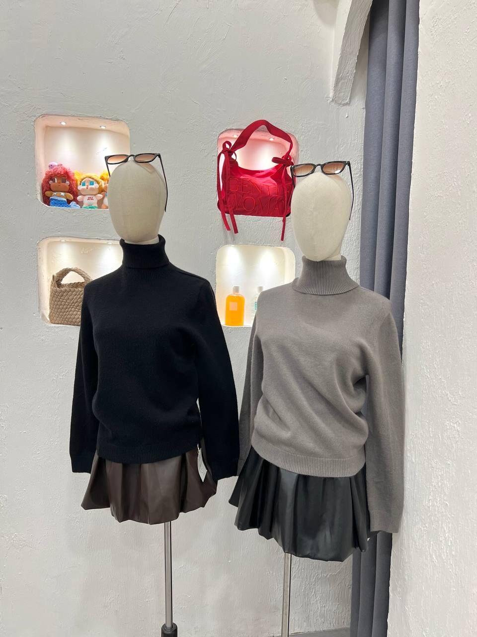 Turtle Neck Knit Long Sleeve