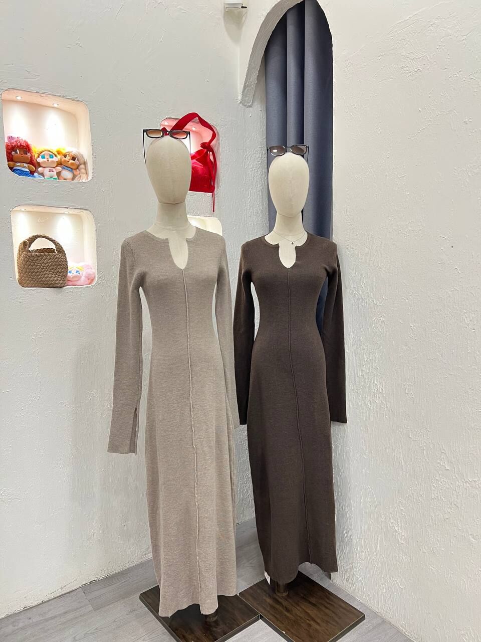 3116 Knit Long Dress
